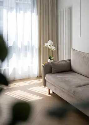 Część wypoczynkowa w obiekcie RentPlanet - Apartamenty Grzybowska