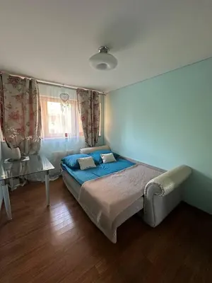 Łóżko lub łóżka w pokoju w obiekcie Prime Browary Apartment