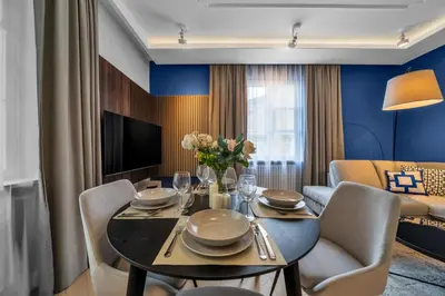 Telewizja i/lub zestaw kina domowego w obiekcie Warsaw Old Town Apt - Top Location, Workspace - by Rentujemy