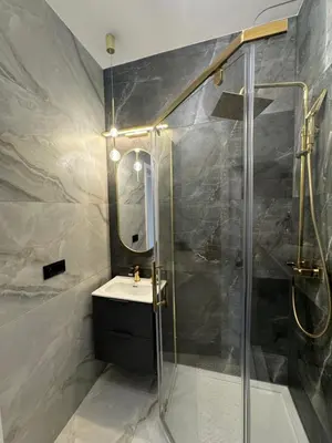 Łazienka w obiekcie Apartament Krucza Centrum
