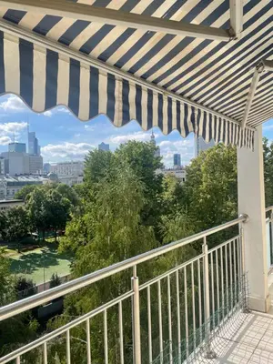 Balkon lub taras w obiekcie Apartament Krucza Centrum