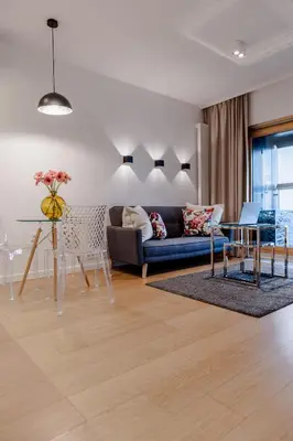 Część wypoczynkowa w obiekcie MENNICA RESIDENCE PATRONUS Apartments