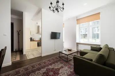 Kuchnia lub aneks kuchenny w obiekcie Hoża City Centre Apartment by BookingHost