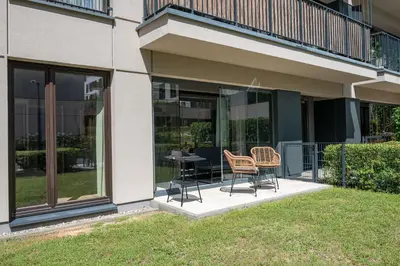 Budynek, w którym mieści się apartament