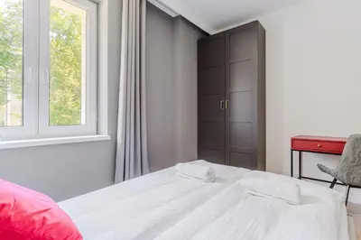 Łóżko lub łóżka w pokoju w obiekcie ShortStayPoland Kazimierza Wielkiego