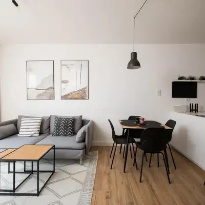Sage Green Stylish Apartment by BookingHost