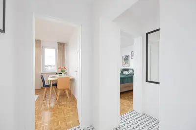 Plan piętra w obiekcie Ludna Apartment Overlooking the Center by the Vistula River Warsaw by Noclegi Renters