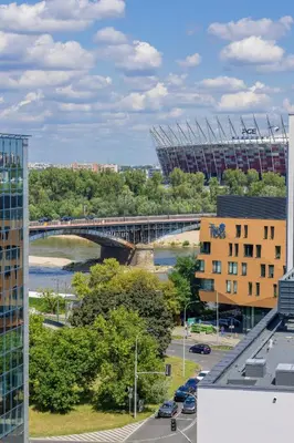 Budynek, w którym mieści się apartament