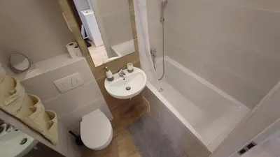 Łazienka w obiekcie Lenki Apartamenty Metro Bródno