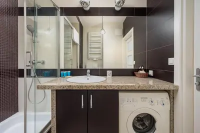 Łazienka w obiekcie Strzelców 2-Bedroom Apartment by BookingHost