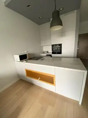 Kuchnia lub aneks kuchenny w obiekcie Apartament w super lokalizacji Warszawa