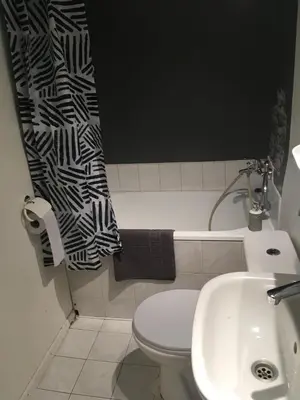 Łazienka w obiekcie Sady Żoliborskie