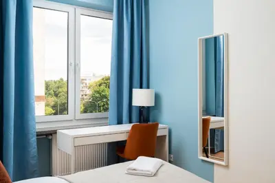 Plan piętra w obiekcie Warsaw Dream Apartment by BookingHost