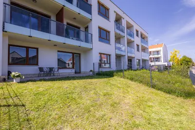 Budynek, w którym mieści się apartament