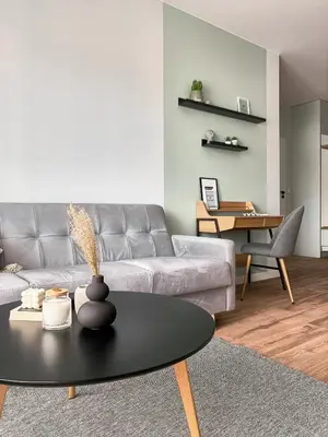 Część wypoczynkowa w obiekcie Apartament Wilanow