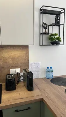 Kuchnia lub aneks kuchenny w obiekcie Apartament Rytm - Metro Kabaty