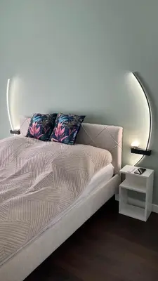 Łóżko lub łóżka w pokoju w obiekcie Apartament Rytm - Metro Kabaty