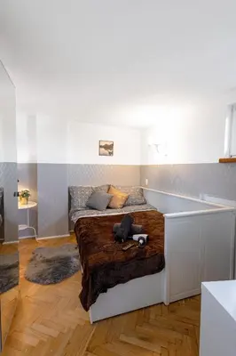 Część wypoczynkowa w obiekcie ClickTheFlat Wilson Square Apart Rooms