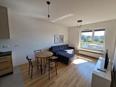 Część wypoczynkowa w obiekcie Apartament Oszmiańska