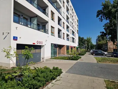 Budynek, w którym mieści się apartament