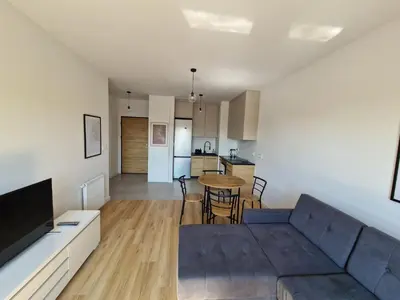 Kuchnia lub aneks kuchenny w obiekcie Apartament Oszmiańska