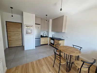 Kuchnia lub aneks kuchenny w obiekcie Apartament Oszmiańska