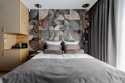 Łóżko lub łóżka w pokoju w obiekcie CISZA i SPOKÓJ