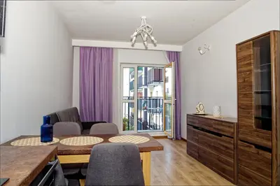 Część wypoczynkowa w obiekcie Airport Bakalarska apartment