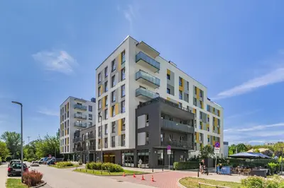 Budynek, w którym mieści się apartament