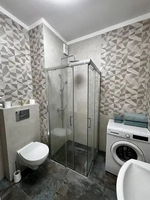 Łazienka w obiekcie Apartament blisko dworca Warszawa Zachodnia, miejsce parkingowe w cenie