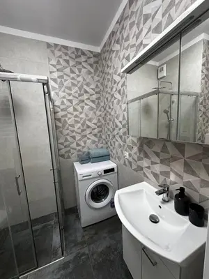 Łazienka w obiekcie Apartament blisko dworca Warszawa Zachodnia, miejsce parkingowe w cenie