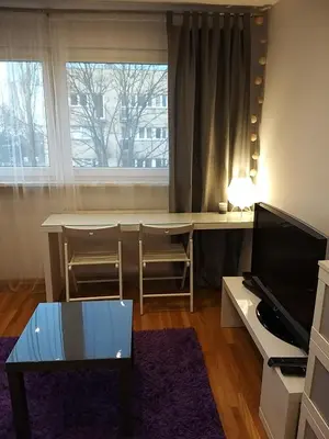 Telewizja i/lub zestaw kina domowego w obiekcie Apartament Wrzeciono