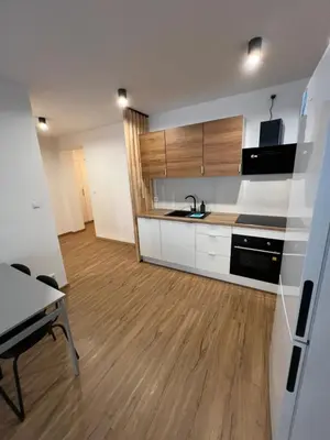Kuchnia lub aneks kuchenny w obiekcie Warsaw City Budget Room 1 #self check-in #essentials included
