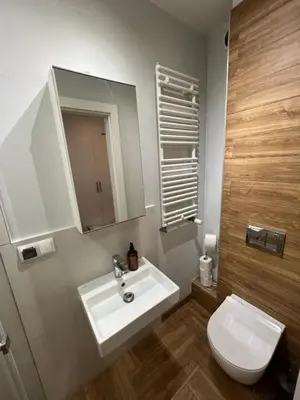 Łazienka w obiekcie Warsaw City Budget Room 3 #self check-in #essentials included