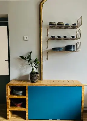 Plan piętra w obiekcie Apartament w centrum Warszawy
