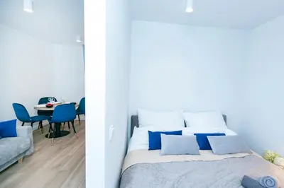 Łóżko lub łóżka w pokoju w obiekcie Pereca Big - Better Rental