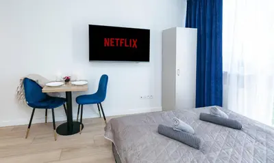 Łóżko lub łóżka w pokoju w obiekcie Pereca Blue - Better Rental