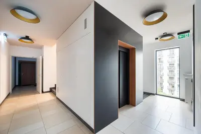 Plan piętra w obiekcie Metro Wierzbno Stylish Apartment by BookingHost
