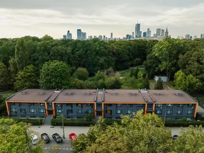 Budynek, w którym mieści się aparthotel