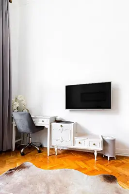 Telewizja i/lub zestaw kina domowego w obiekcie Amazing flat Amazing location