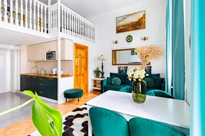 Kuchnia lub aneks kuchenny w obiekcie Great location Amazing flat