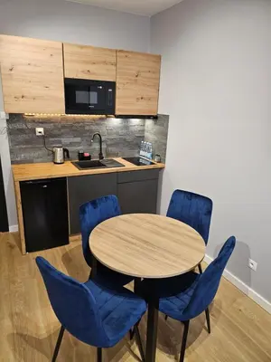 Kuchnia lub aneks kuchenny w obiekcie Aparthotel Warszawa