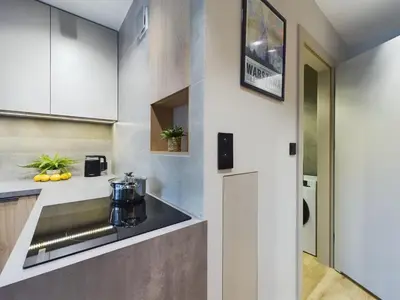 Kuchnia lub aneks kuchenny w obiekcie Beautiful Studio for Two People by Noclegi Renters