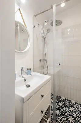 Łazienka w obiekcie Premium Apartment Plac Zbawiciela, air conditioning