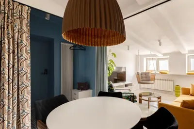 Część wypoczynkowa w obiekcie Premium Apartment Plac Zbawiciela, air conditioning