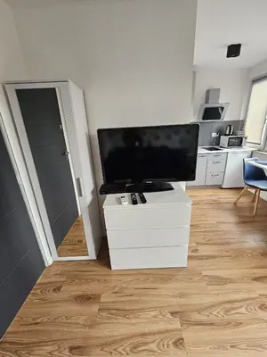 Telewizja i/lub zestaw kina domowego w obiekcie Apartament Nadia