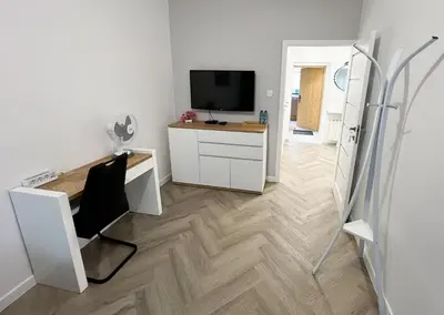 Telewizja i/lub zestaw kina domowego w obiekcie Stary Mokotów