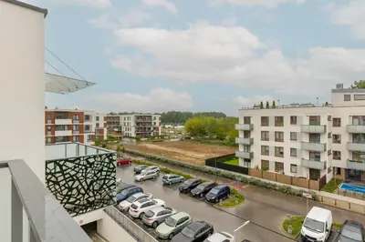 Budynek, w którym mieści się apartament