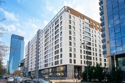 Budynek, w którym mieści się apartament