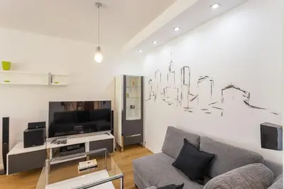 Plan piętra w obiekcie Urban Chic - City Center - One Bedroom Apartment - Warsaw Stays - Siedmiogrodzka 1
